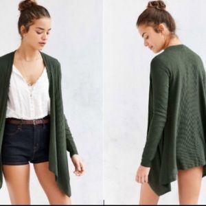Draped cardigan